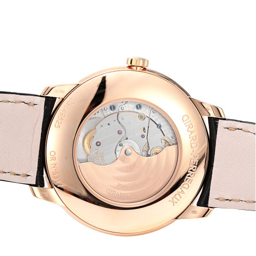 GP-Girard Perregaux/芝柏18K金表壳GP 1966系列自动机械男表49525-52-131-BK6A